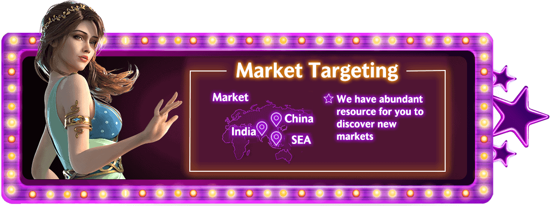 Markets served by Kzing's white label online gambling platform: india, China, south east asia,